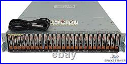 EMC EPE25 VNXe3150 Storage Array with 25x 600GB HDDs (15TB) 2x 533W PSUs READ