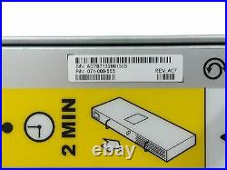 EMC KTN-STL3 14 Bay Fibre Storage Array Diskless No Bezel 9x SAS Caddies