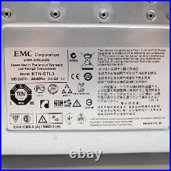 EMC KTN-STL3 15-Bay Storage Array 132TB 23TB SAS HDD 2PSU 2303-108-000E DAE