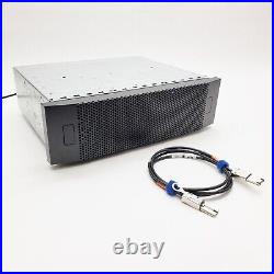 EMC KTN-STL3 15-Bay Storage Array 8600GB 63TB 12TB SAS HDD 2PSU 2DAE Card