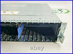 EMC SAE 25-Bay 2.5 SFF SAS Hard Drive Enclosure Storage Array 2x Modules 2x PSU