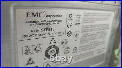 EMC STPE15 Storage Array chassis only 100-562-503. LOADED