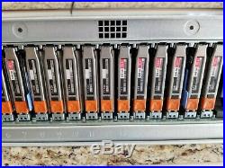 EMC STPE25 SAE Storage 25 bay 14x 600GB 10k 5x 100GB Flash Array SAS SAN HDD 16G