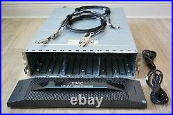 EMC VNX 5300 Block Storage Array SAN Head Unit 15 Bay 3.5 Storage Array 6G 8G