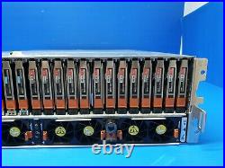EMC VNX 5400 Storage Array VNXB54DP25 8x 200GB SSD 17x 600GB HDD 2x Controllers