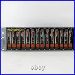 EMC VNXe3200 JBOD SFF 25 Bay Storage Array with 11x 1.2TB SAS HDD 3x 200GB SAS SSD