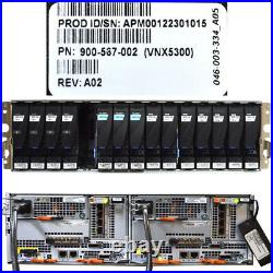 EMC2 VNX5300 STPE15 15-Slot iSCSI SAN NAS Storage Array 900-567-002 SAS NO HDD