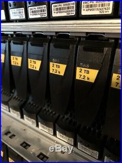 Excellent EMC VNX KTN-STL3 Storage Array Shelf Booked 15x2TB 30TB PN 118033059
