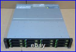 Fujitsu Eternus JX40 S2 Rack Storage Subsystem Array 2x IOM12G 12x 6TB 7.2K HDD