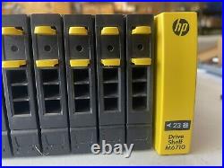 HP 3PAR QR490-63001 M6710 24 BAY SAS 2.5 HDD Enclosure Storage Array 12X 900GB