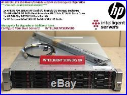 HP D3700 12TB Read Intensive SSD Dual I/O Module 25SFF 2U Storage Array QW967A