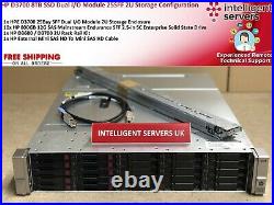 HP D3700 8TB 12G SAS SSD Dual I/O Module 2U Storage Array QW967A 741146-B21