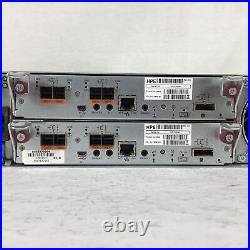 HP K2R84A MSA 2040 ES SAS SFF Storage with 2x C8S53A Controller Modules