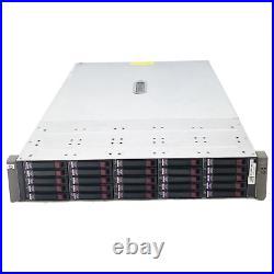 HP MSA-70 25 Bay StorageWorks JBOD Raid Modular Smart Array with G7 Caddies