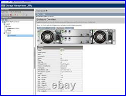 HP MSA Storage G3 P2000 10G iSCSI SAN with 24 600GB SAS Drives