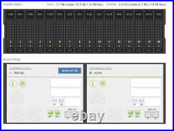 HP Nimble Storage Array CS300 12TB SAN 12x 1TB SAS 4x 600GB SSD 16GB FC Fiber