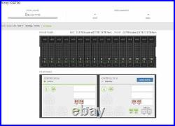 HP Nimble Storage Array CS700 36TB SAN 12x 3TB SAS 4x 800GB SSD 3.2TB Flash 10Gb