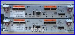 HP P2000 G3 AW593A 12x 3.5 Bay Storage Array 2x SAS Controllers AW592A 2x PSU