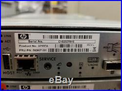 HP STORAGEWORKS P2000 SMART STORAGE ARRAY 24x 300GB SAS 2x AP837A 582937-001