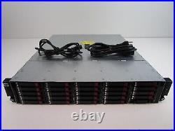 HP StorageWorks D2700 SAN Storage Array (AJ941A) with 12x 1TB SAS + 12x 600GB SAS