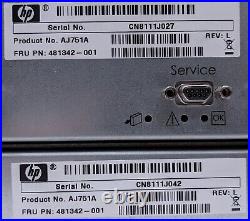 HP StorageWorks MSA2000 Storage Smart Array 3.5 12 Drive Enclosure x2 AJ751A