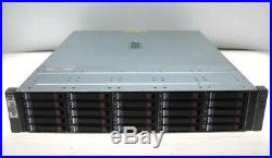HP StorageWorks MSA70 SAS Modular Smart Array Storage Enclosure with Caddies + PSU