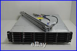 HP Storageworks M6625 AJ840A 25 Bay Storage Array with Rails & Cables