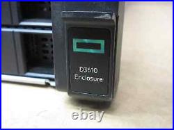 HPE D3610 Storage Enclosure Q1J09A 25x 2.5 Bay 2x 12Gb SAS Controller 2x PSU