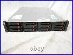 HPE HP 36TB MSA2040 MSA 2040 SAN Storage Array 12x 3TB 2x C8S53A SAS Controller