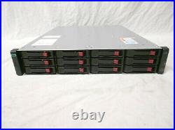 HPE HP 48TB MSA1040 MSA 1040 SAN Storage Array 12x 4TB SAS 2x 1Gb iSCSI Control