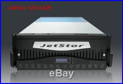 Jetstor Model SAS 642F V2 Network Storage Array No HDD 84TB Capacity Dual Contr