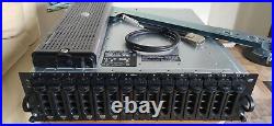 LOT OF 2x Dell PowerVault MD1000 Storage Array 15x 3.5 SAS HDD Bays NO HDD