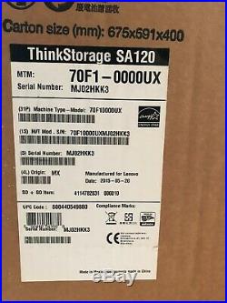 Lenovo ThinkServer SA120 Storage Array ThinkStorage 70F1-0000UX HDs not Incl