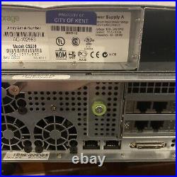 NIMBLE STORAGE ARRAY CS200 CS400 ES1, 2 PSU, NO HDD (POWER TESTED ONLY) With RAILS