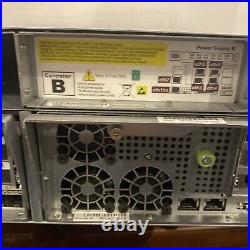 NIMBLE STORAGE ARRAY CS200 CS400 ES1, 2 PSU, NO HDD (POWER TESTED ONLY) With RAILS