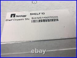 NetApp DS2246 24-Slot SAS Storage Array Chassis (NAJ-1001) with 8x 900GB HDDs
