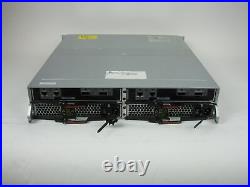 NetApp DS2246 NAJ-1001 Disk Array Chassis 2x IOM6 24x 600GB Drives and Trays