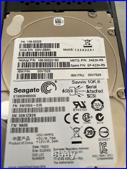 NetApp DS2246 Storage Expansion Array 24x Seagate 900GB 10K 2.5 SAS HD