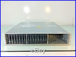 NetApp E2624 Class 5350 Model 0834 24-Bay SFF Storage Array with 2x 46482-00 Cont