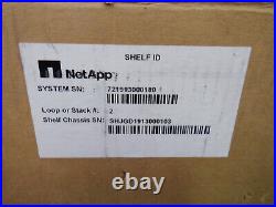 NetApp FAS8200 NAJ-1502 2U SAS-3 SAN Array Disk Shelf 12G 12x 4TB SAS NEW @AUG