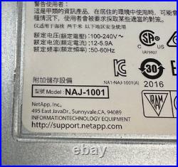 NetApp NAJ-1001 Storage Expansion 24 Bay SFF 2.5 2 x IOM6 + 2x PSU's + 24 trays