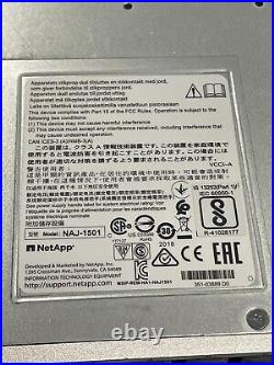NetApp NAJ-1501 Storage 12 x 1.8TB 2.5'' HDD with 2x Controllers