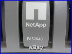Netapp FAS2040 FAS2040 Dual Controller SAN Storage Array Module x2 PWR Cables vt