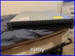 Netapp storage shelf 24 bay with caddies and 24 600gb hard drives. 14.4TB