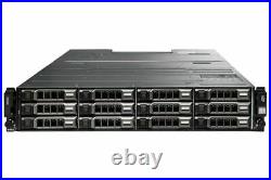 New Dell PowerVault MD1400 Storage Array 12x 12TB 7.2K HDD 2x 12G-SAS-4 144TB
