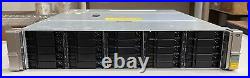 New HPE HP N9X18A StoreVirtual 3200 SFF 25-Bay SAS 8-Port 1GbE Storage Array