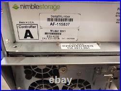 Nimble Storage ES1 Expansion Shelf ES1-H25B 2x PSU 1x 480GB SSD 15x 1TB SAS HDD