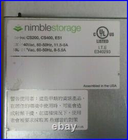 Nimble Storage SAN Expansion Array ES1-H25 15x 1TB 7.2K SAS HDD 16-Bay 2x PSU