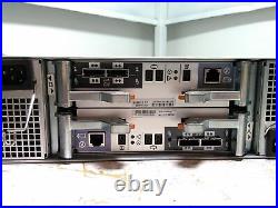 Power Tested Only EMC SAE 25 Bay SAS Disk Array with Caddies No Hard Drives AS-IS