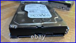 Qty. 6 Dell 4TB HDD 7.2K 6Gbs SAS 3.5 Hard Drive 0202V7 From Storage Array